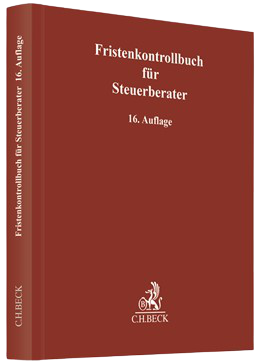 Fristenkontrollbuch für Steuerberater C.H.Beck Verlag